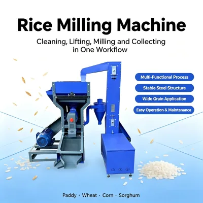 Rice Milling Machine 600kg Capacity Fast Response Quick Delivery Ready