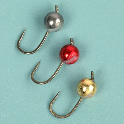 Fishing Jig Head Tungsten Bead Head for Small Fishing 0.4g 0.6g 0.8g 1g Fitness Fishing Jig Head