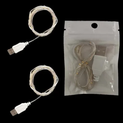 DC 5V USB Copper Wire fairy Garland String Light Christmas Flower Cake Festival Decorative Led String Light