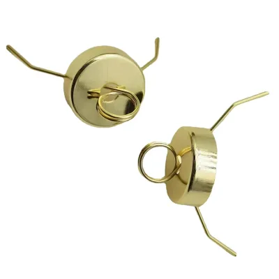 Foreign Trade Selling Christmas Ball Cap Cover High Quality Plated Metal Iron Plastic Glass Ball Hook Cover.