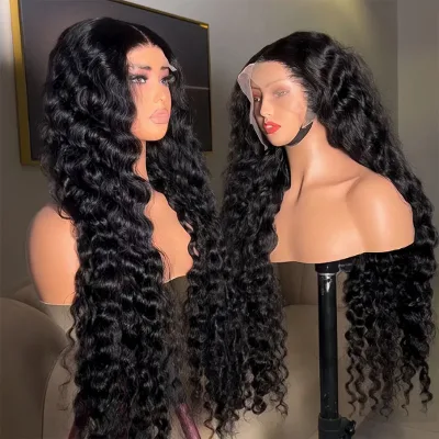 Fast Shipping Brazilian Hair 13x4 13x6 Glueless Wig Italian Curly Deep Wave 6x4 9x6 Curly Human Wigs Wholesale Top Wigs Supplier