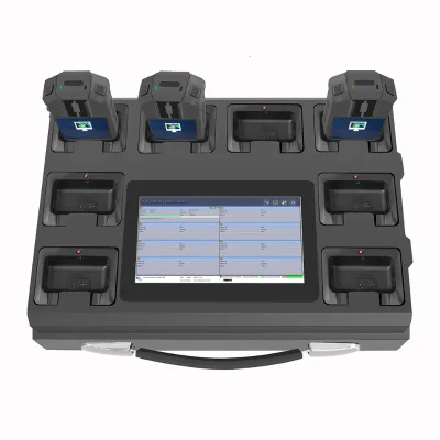 CammPro Durable Docking Station with 8 Ports Pin Interface for Computer Screen Use and Body Worn Camera Multi-management