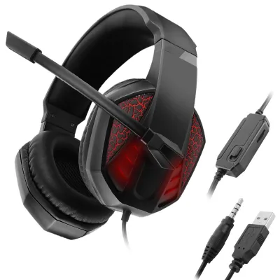 Amazon Best-selling Headphone Over-Ear Stereo Gamer Headphones Wired Gaming Headset for PS4 XB1S XBXS PC SWITCH Phone