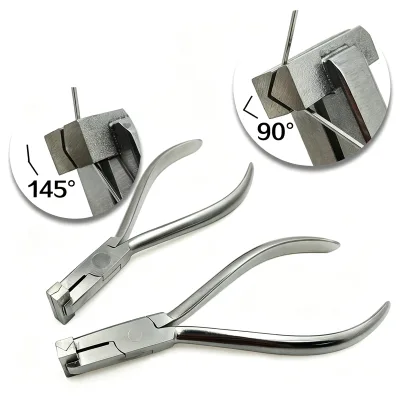 90/145-Degree Stainless Steel Orthodontic Instruments Dental Lingual Arch Forming Bending Pliers