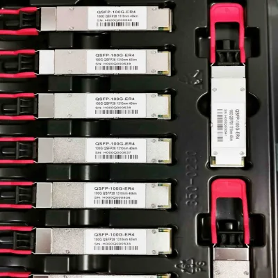 Professional 100G QSFP28 ER4 Lite Optical Transceiver for 40KM Metro Applications