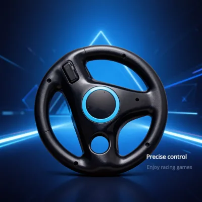 Aokey AK-S061 Kids Plastic Sensor Module Steering Wheel Simulation Racing Arcade Game Machine Driving Control Accessories