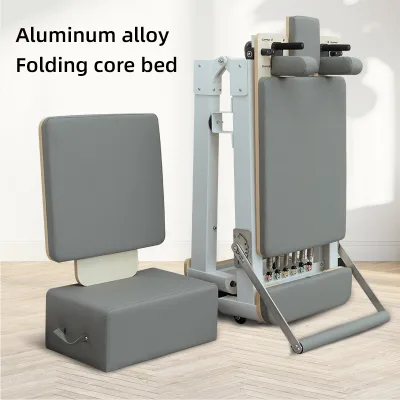Portable Pilates Bed Foldable Reformer Pilates Core Bed Aluminum Foldable Pilates Reformer Gym Equipment Yoga Training