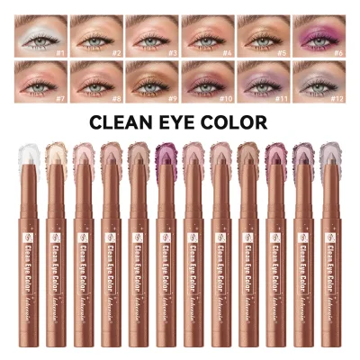 Bronze Eyeshadow Stick Smudge Proof Long Lasting Shimmer Eye Shadow Pen Low MOQ Custom Private Label Eye Makeup Stick