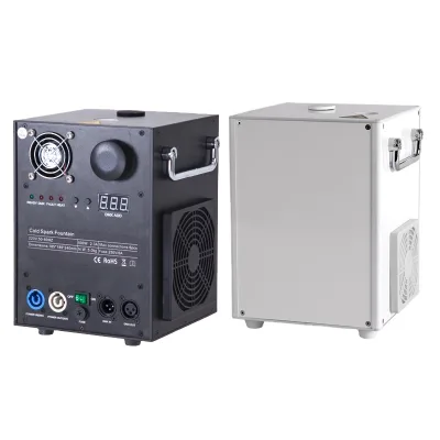 Remote DMX Control Event Stage Fountain Machine 650W Wedding Cold Spark Fireworks Compesit Ti Powder