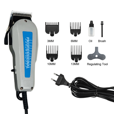 Professional Plastic Heavy Duty Corded Hair Clipper Trimmer With Stainless Steel Blade Electric Hair Clipper