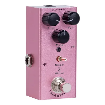 Fuzz Pedal Electric Guitar Effect Pedals True Bypass Mini Single Guitar Pedal DC 9V Guitars Accessories Sound Modulation