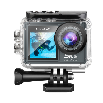 Professional Waterproof 5K HD 30PFS 4K 60FPS Portable Dual Screens Camera Wifi Mini Action & Sports Photography Video Cameras