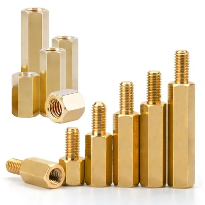 Custom M8 M5 M3 Male to Female Brass 4.8 8.8 10.9 Acrylic Hex Stainless Steel Aluminum Standoff