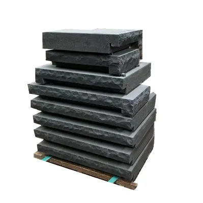 Nature Black Granite Outdoor Chiseled Thick Pavers