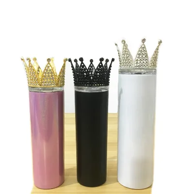 DIY Crown Topper of the Tumbler Decoration on the Lid 20oz 30oz Sublimation Tumbler Lid Sturdy Crown