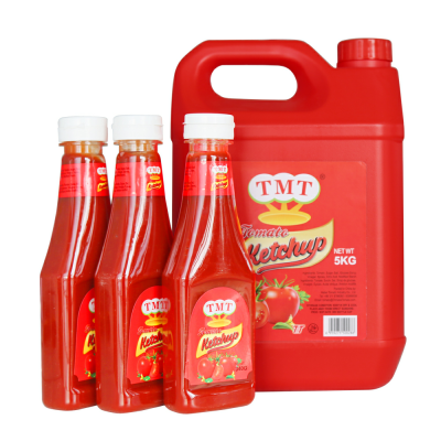 Adding Flavor Sauce Wholesale Bulk Squeezed Plastic Bottles Seasoning Tomato Ketchup Tomatoes