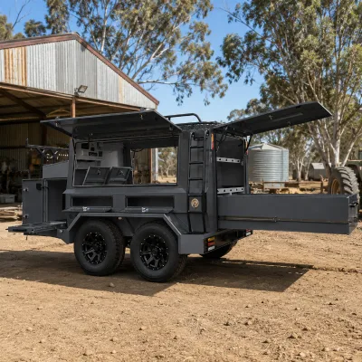 Factory Direct Heavy Duty Tradesman Trailer Tandem Axle Tool Trailer for Australia