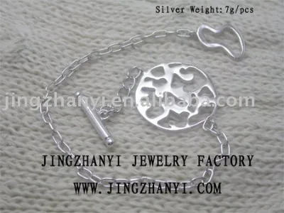 Customized Charm Necklace, Round Charm Necklace