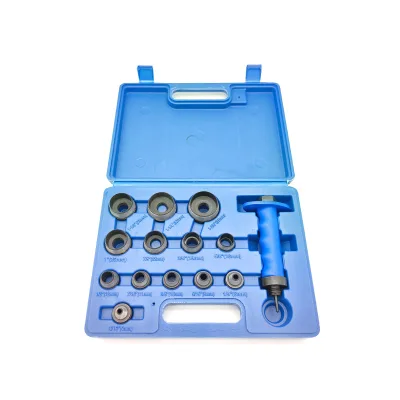 Interchangeable Head Belt Punch High Carbon Steel 14PC Plastic Box Packaging Round Punch Leather Punch DIY Tool