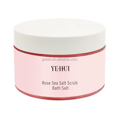 Exfoliating and Whitening Vitamin C Dead Sea Salt Body Scrub Liquid Nourishes the Body and Removes Dull and Dry Skin
