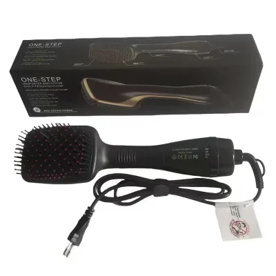 Electric 3-in-1 Hair Dryer & Straightener Curling Iron with Fast Heating Portable for Hotel & Outdoor Use