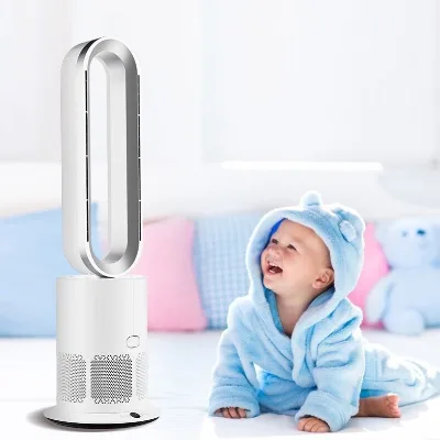 OEM Hot Selling 10 Windspeed Floor Tower HEPA Filter 13 Bladeless Fan Air Purifier