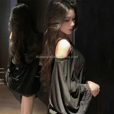 Summer New Pajamas Modal Korean Edition Hot Sale Solid Lace Trim Short Sleeve Cozy and Soft Women's Sleepwear ODM