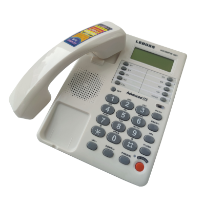 Pana Sonic Brand Caller ID Corded Telephone with Backlit Multifunctional Telephone Set with Memory Dialer and Speaker