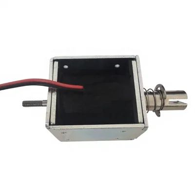Replace DTS12M24v DC12V/24V 100% Duty Cycle 10mm Stroke Push Pull Latching Solenoid with Reset Spring DU1250S-24A70 Threaded