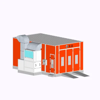 Henice Price Electric Heating Paint Booth for Coaster/Wood LED Lighting System for Car Painting and Baking