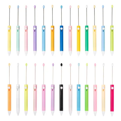 Tariff Reduction Personalized DIY Pen Beads Plastic Beaded Pens for Jewelry Making Toys