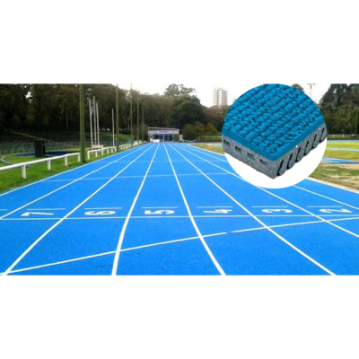 Environmental Protection Rubber Athletic Running Track Material Prefabricated Running Track System Rubber Running Track Mat