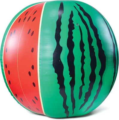 4 ft Giant Inflatable Watermelon Sprinkler Outdoor Toy Set Infants/Toddlers Baby Water Fountain Play Mat Boys/Girls