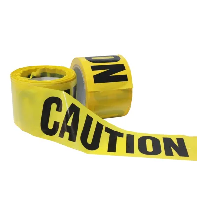 No Adhesion PE Detectable Fur Adhesive Tape for Safe Area Marking and Warning