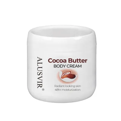 Wholesale Custom Logo All Natural Cocoa Shea Butter Cream Private Label Organic Moisturizing Whipped Body Butter Lotion