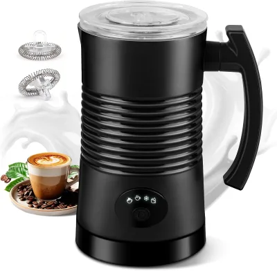 Electric Milk Steamer/Milk Frother Handheld/Automatic Hot and Cold Milk Foamer Machine Warmer for Latte