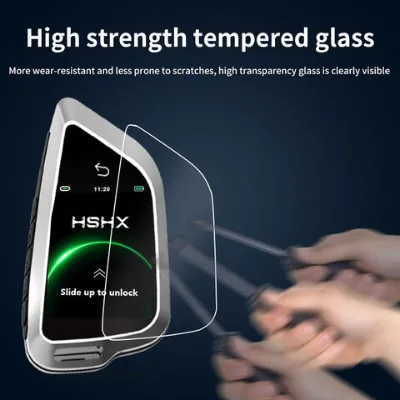 Universal smart lcd car key for modified car key to keyless entry system