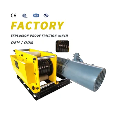 Electric Friction Winch Explosion-proof Reciprocating Cycle Back and Forth Traction Two-way Cycle Winch Can Be Customized