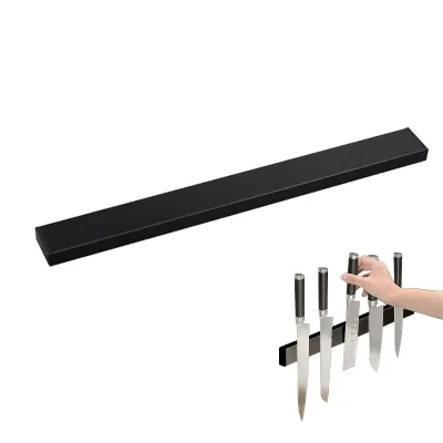 Wholesale 11-19in Kitchen Magnetic Knife Stand Multi-Purpose Permanent Powerful Magnetic Holder Stainless Steel Durable