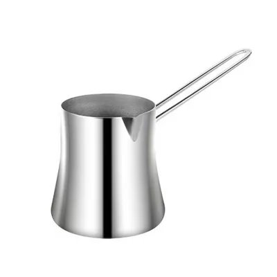 350ml Stainless Steel Multi-functional Pour-Over Coffee Maker Home & Outdoor Use Tea Maker Moka Pot Milk Frothing Cup Rust-proof