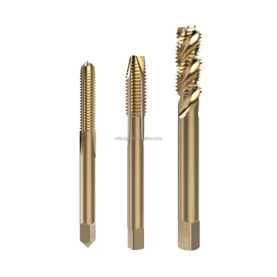 High Speed Steel Machine Tap Spiral Tip for Special Stainless Steel Tapping Tools Screw Tap Toasted Yellow Apex Tap