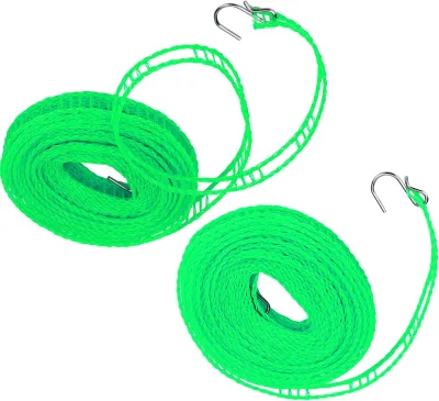 Windproof Clothesline Multi-colors Adjustable Clothesline Travel Clothes Line Portable Laundry Line for Indoor