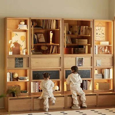 Good Quality Independent Storage Rack Storage Decorative Storage Cabinet Home Cube Office Open Bookcase Wood Bookshelf