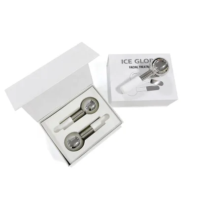 Magic Hot Sale Cooling Ice Roller Globes Beauty Equipment Face Tightening Facial Ice Roller Globes
