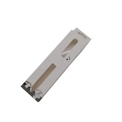 Customized Paper Consumer Electronics Box Eco Friendly Consumer Electronics Glitter Box With Hanging Hole Display Window