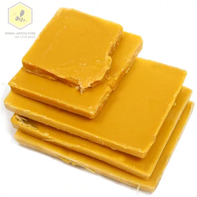 High Quality Pure Bulk New Bee Products Organic Natural Yellow Beeswax Blocks