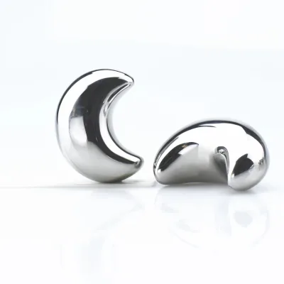 Moon Ice Stones for Drinks Premium Food Grade Stainless Steel Whiskey Coolers Reusable & Odor-Free