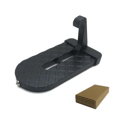Universal Car Door Step Pedal Hook Design Anti Slip Vehicle Roof Access Foot Peg With Safety Breaking Window Spike Function