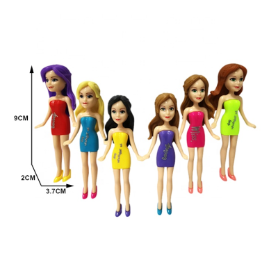 Girls Toys Plastic Fashion Lady Pretty Dolls Model Classic Promotional Children Toys Gifts Souvenir