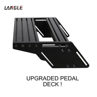 Driving Simulator 6063 T5 Black Anodized Aluminium Extrusion for Racing Car Cockpit SIM MOZA Pedal 500mm Width CNC Support Board